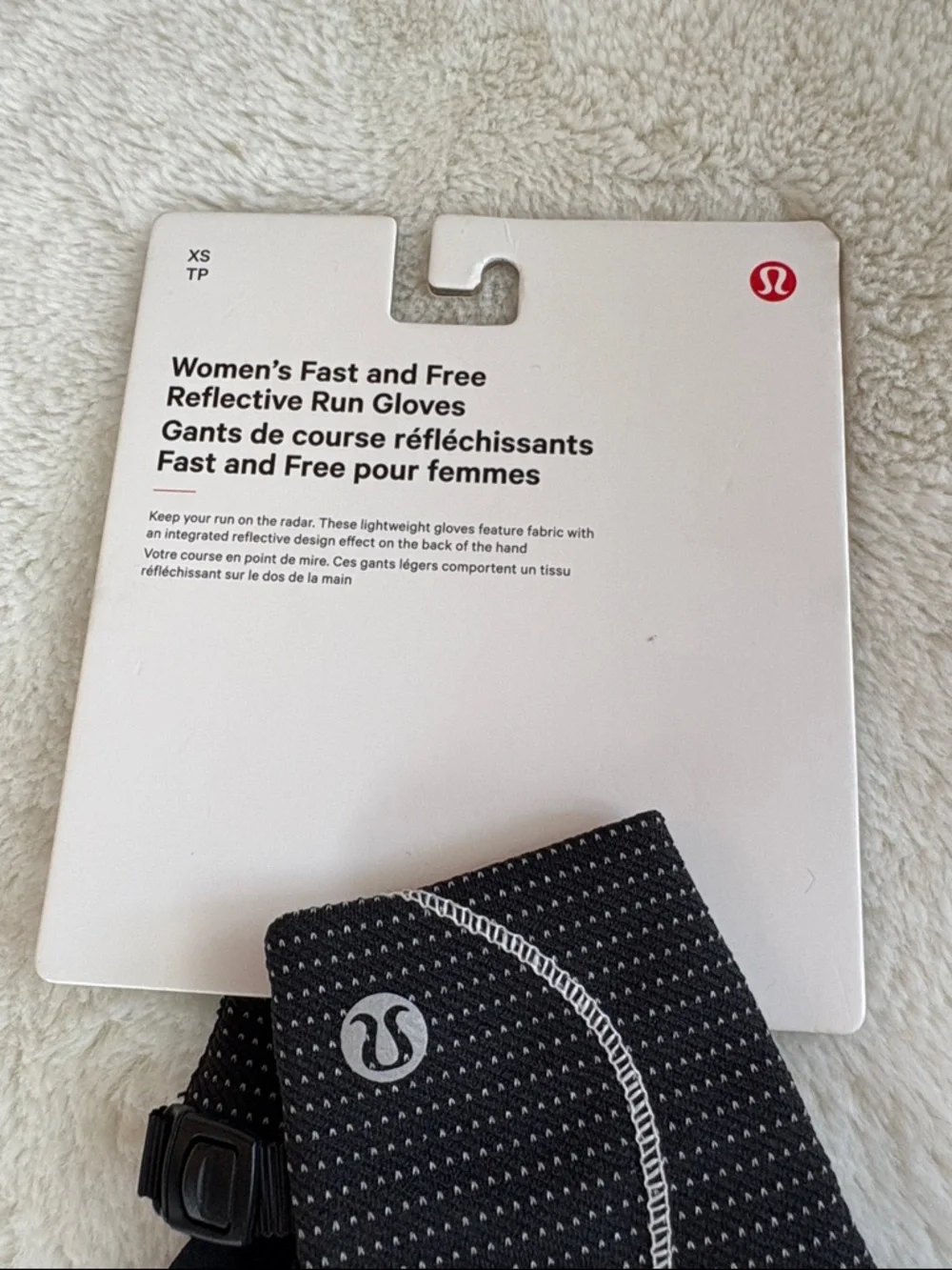 lululemon athletica Women’s Fast and Free Reflective Run Gloves, Size XS - NWT - Picture 2 of 8